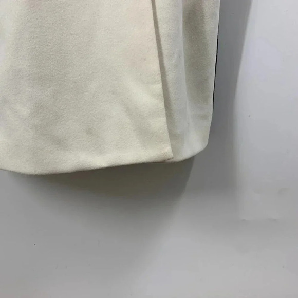 Missguided‎ Women's Colorblock Tu Tone Long Button Up Trench Coat Size 0 - Picture 7 of 16